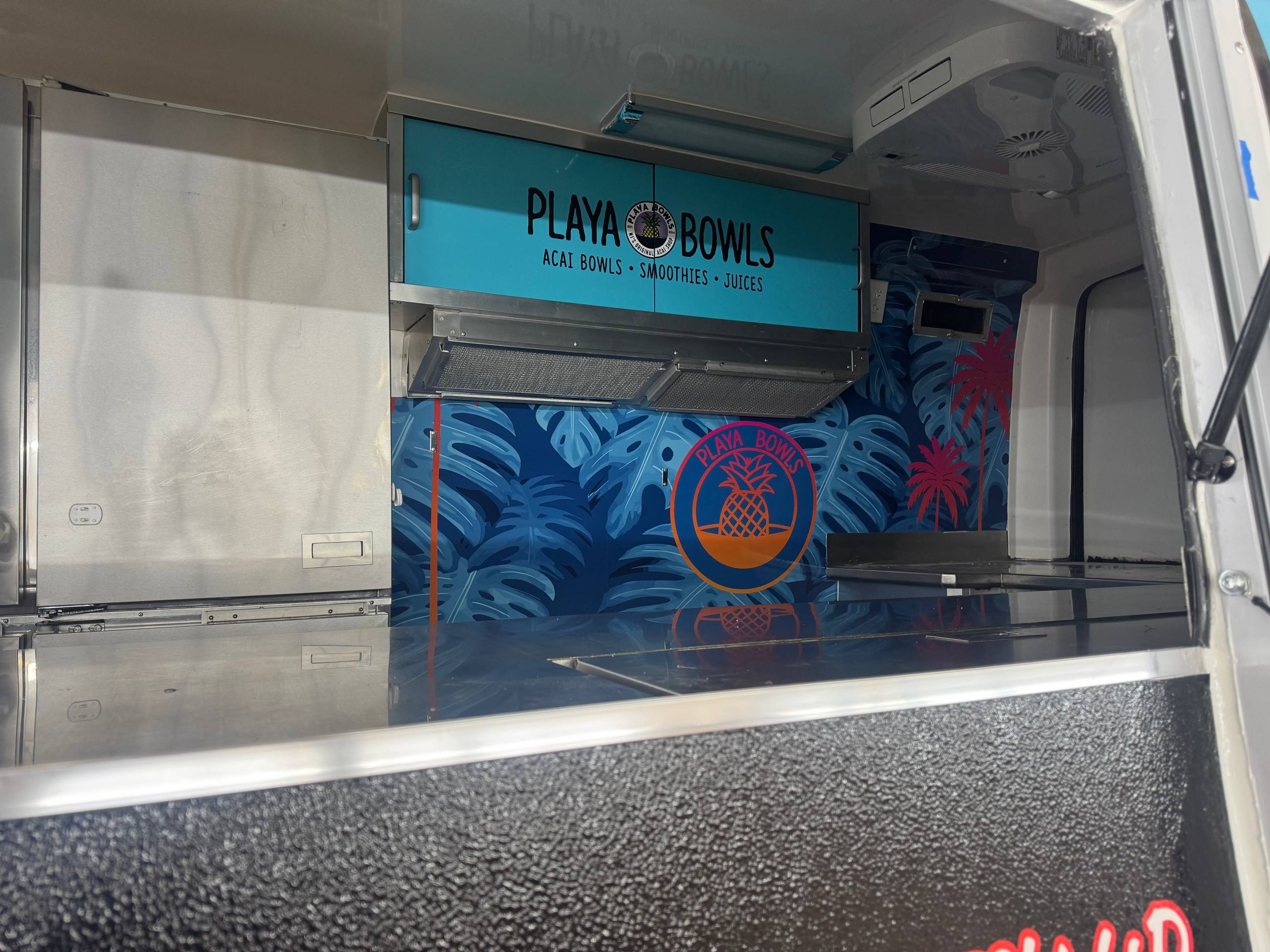 Playa Bowls Interior Wrap