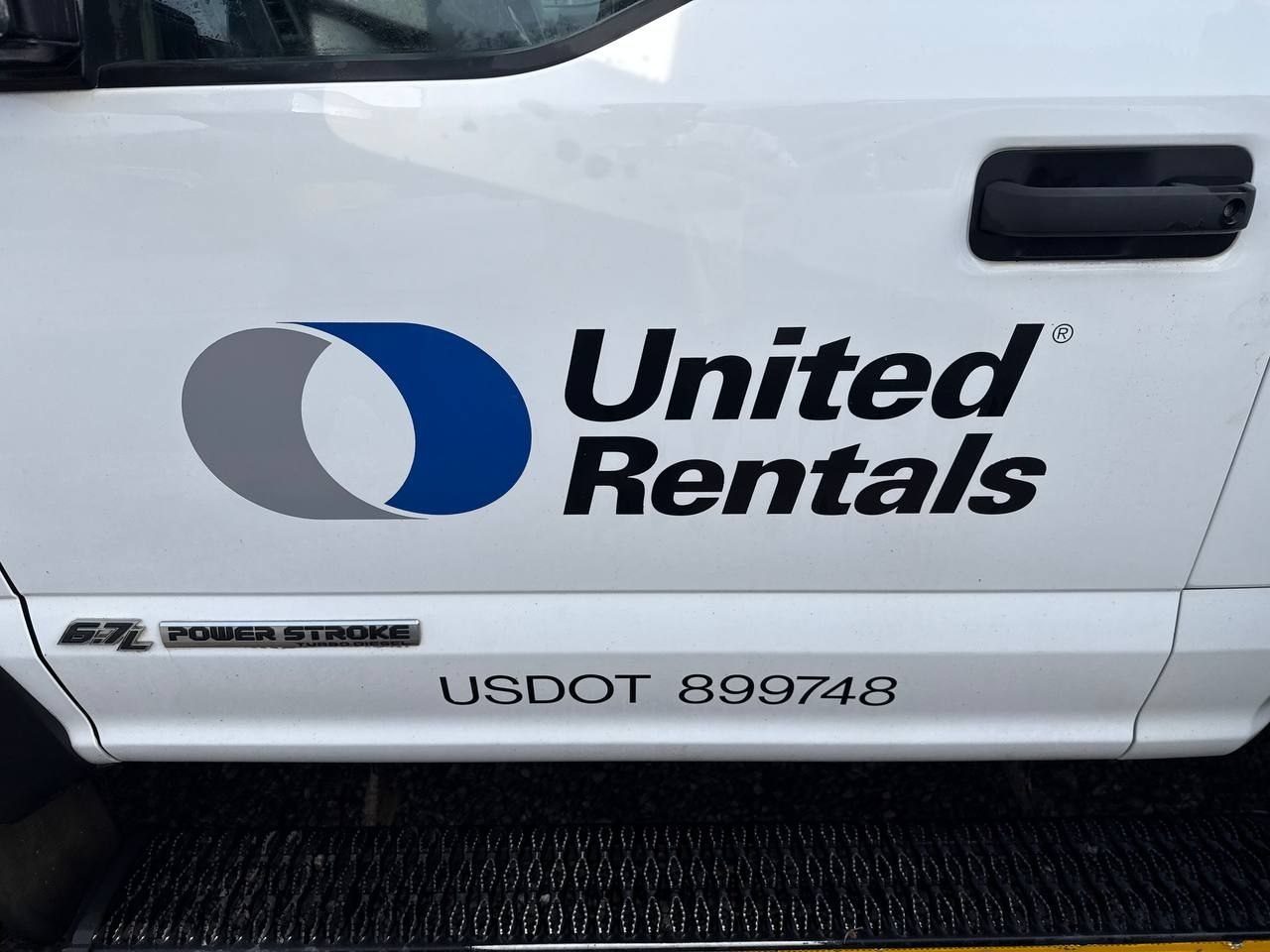 United Rentals Fleet Decal