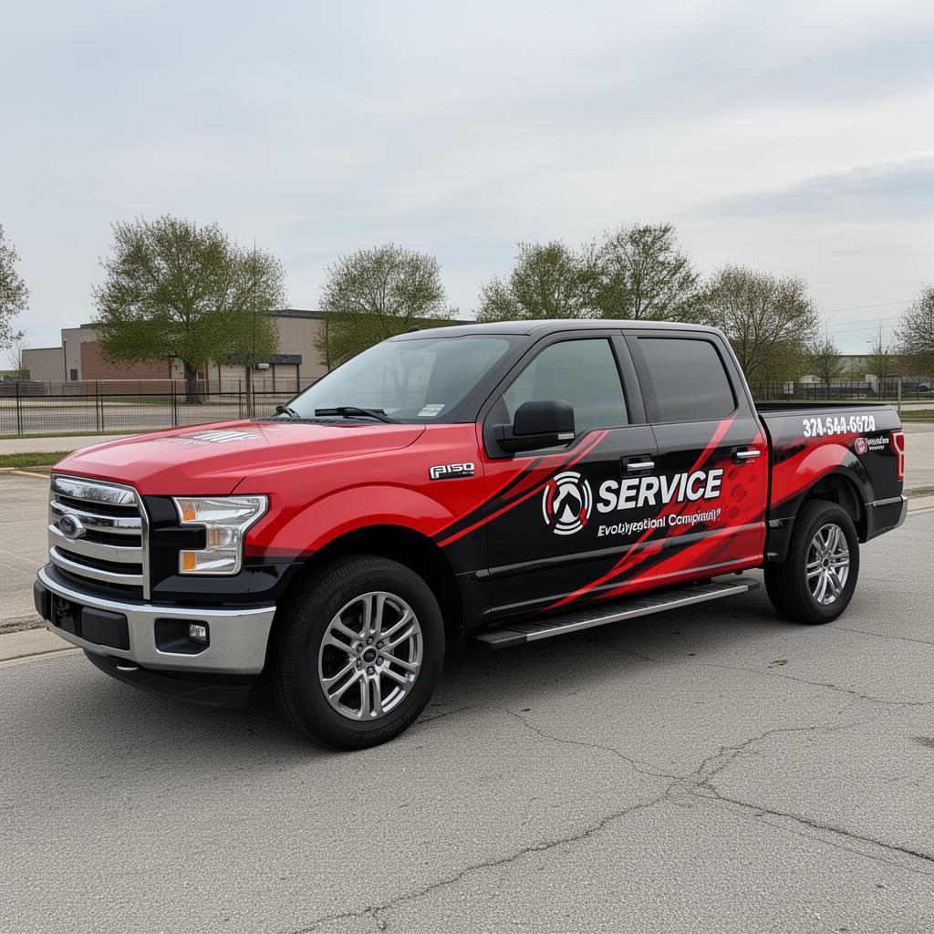 Service Truck Wrap