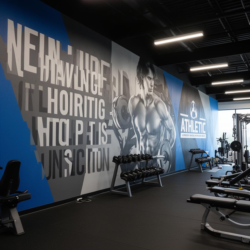 Gym Wall Mural
